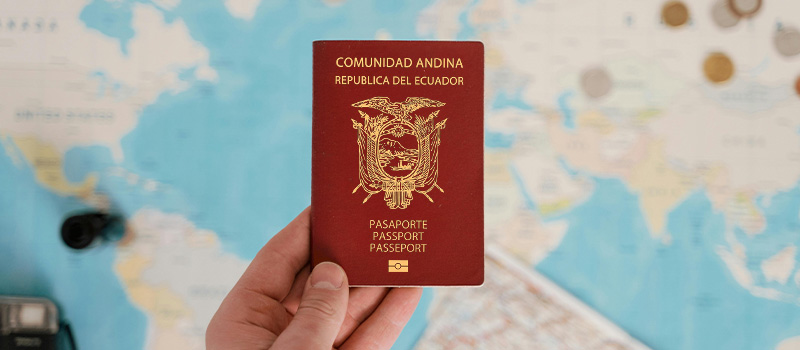 Foto pasaporte ecuatoriano, viajando tu mundo